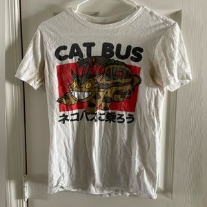 Cat Bus Totoro Graphic Tee